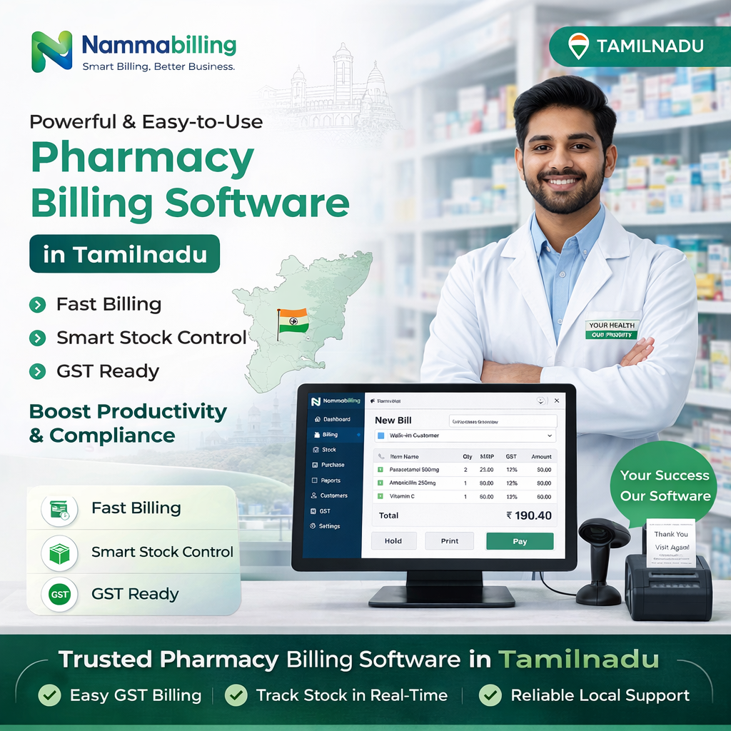 Pharmacy Billing Software in Tamilnadu